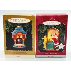 Hallmark Keepsake Ornaments Bells Are Ringing 1993 Santas Show n Tell 1998 Lot 2